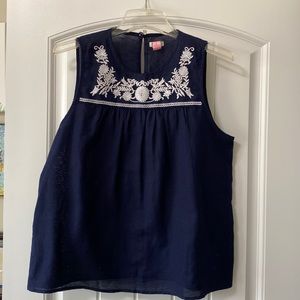 JCrew linen blend tank size 10